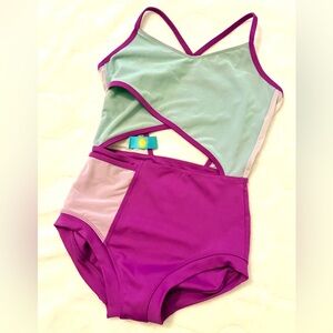 FIVE dancewear leotard. AXS fits like CXL or Child 10/12. Great condition.